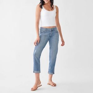 DL1961 NWT Riley straight boyfriend jean in Washburn size 28